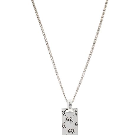 gucci men pendant|gucci ghost pendant necklace.